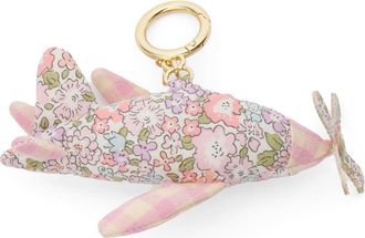 Stoney Clover Lane x Liberty Puffy Airplane Bag Charm in Pink Multi at Nordstrom
