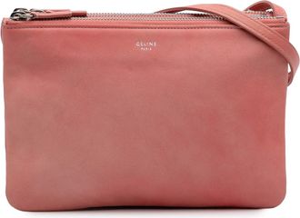 Celine Pre-owned Womens Leather Crossbody Bag - Coral - One Size