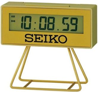 Seiko Digital alarm clock - SEIKO - QHL062G - Gold - Japanese quartz - Integrated alarm