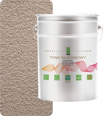 OEM Yeso De Silicona Para Fachadas Exteriores, Beige Perlado, 1,5 Mm Pr&eacute;mium, 15 Kg
