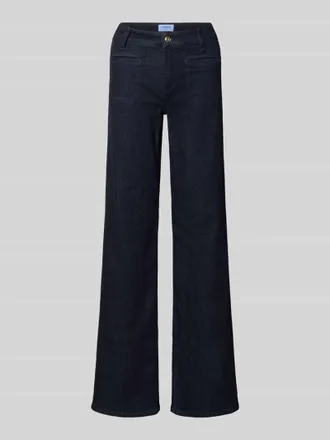 Cambio Straight Fit Jeans aus Baumwoll-Mix Modell TESS in Dunkelblau, Gr&ouml;&szlig;e 32