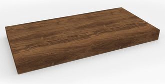 Puma Egger - Naturel Encimera De Lavabo Natural 120x8x50 Cm, Roble Charleston Marr&oacute;n Oscuro (do12050dt)