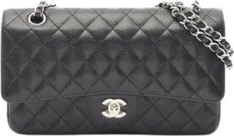 Chanel Pre-owned Vintage Shoulder Bag - Dames - Vintage Schoudertas - Zwart - ONE Size - Leer - Vintage