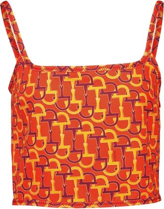 Gucci Horsebit-print top - Orange