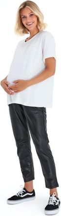 Accouchée Anytime Anywhere Side Zip Maternity/Nursing T-Shirt in White at Nordstrom, Size Small