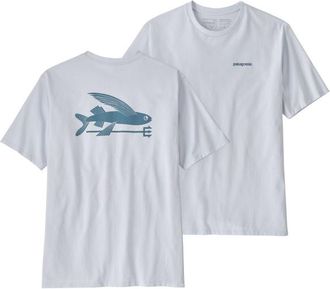 Patagonia Flying Fish Responsibili-Tee T-Shirt f&uuml;r Herren | grau