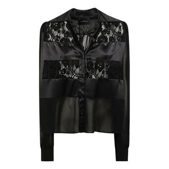 John Richmond Albis Camisa de Manga Larga - Blouses & Shirts - Mujer - Negro - XS