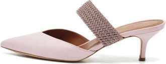 Malone Souliers X Roy Luwolt Mules con cinturino intrecciato - Rosa