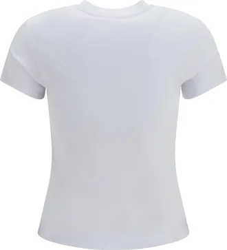 Off-white Womens Printed T-Shirt White-Black Cotton T-Shirts & Jerseys White/black