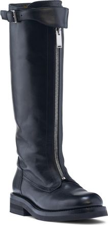 Alexander McQueen Knee High Riding Boot in Black at Nordstrom, Size 7.5Us