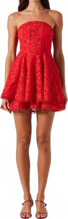 Astr Deasia Dress In Red