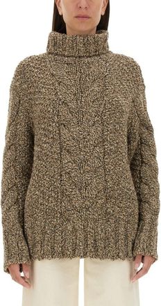 Kiton Knit Oversized Sweater With High Neck