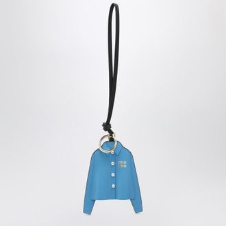Miu Miu Trick keyring Pervinca colour in leather