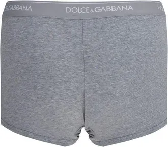 Dolce & Gabbana Stretch Cotton Boxers - Gray