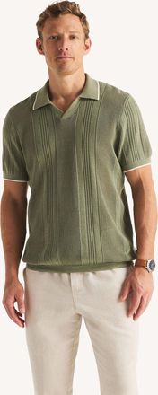 Nautica Mens Short-Sleeve Sweater Polo