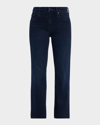 Mother The Mid-Rise Rambler Zip Ankle Jeans