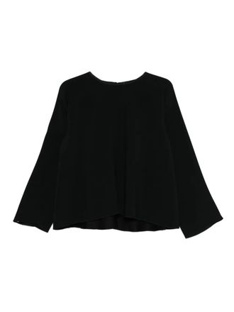 Forte_Forte flared top - women - Fabric - 0 - Black