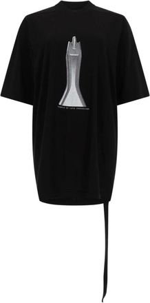 Rick Owens Jumbo SS T - Dames - T-shirts - Zwart - S - Katoen - Tops