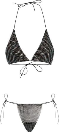 Santa Brands Bikini Orchid con decorazione - Nero