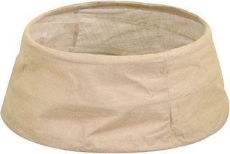 Vacchetti Vacchetti - Funda Para Base De &Aacute;rbol De Yute Plegable Redonda Natural Cm&oslash;68h25