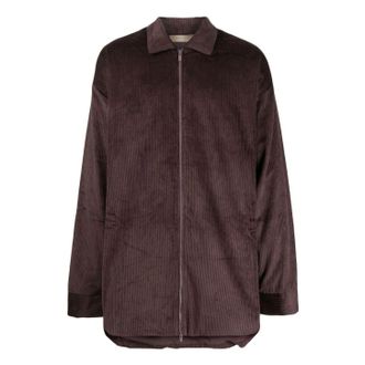 Fear of God Corduroy Shirt Jacket Purple Red 202BT224125F