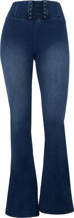 Freddy Pantaloni WR.UP mini flare satinati con nastri in vita