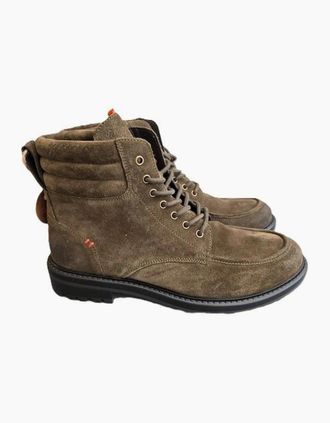Osprey Mens Osprey London The Pentney Waxed Suede Mens Kola Boots - Brown - Size: 11