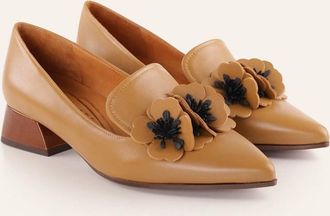 Chie Mihara Womens Hadros Linda Leather Heels In Camel