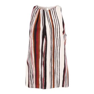 Max Mara Sleeveless Tops, female, Multicolor, Size: 2XS Top-Canottiera Ancora