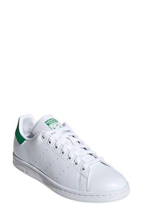 adidas Primegreen Stan Smith Sneaker in White/Green/White at Nordstrom Rack, Size 9.5