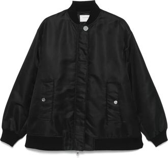Sportmax Bomber con bottoni - Nero