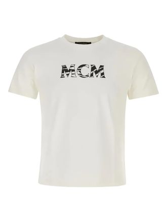 MCM logo T-shirt - Neutrals