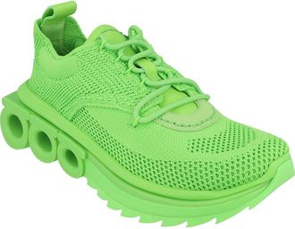 Ferragamo Nima Knit Sneaker in Green at Nordstrom Rack, Size 11.5