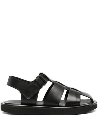 STUDIO NICHOLSON Cassius leather sandals - Black