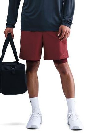 Nike Dri-FIT Unlimited 2-in-1 Versatile Shorts in Dark Team Red at Nordstrom Rack, Size Xx-Large