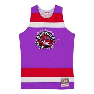 Mitchell & Ness NBA Toronto Raptors Hardwood Classics Striped Jersey TTNKBW19050-TRAPTPR