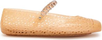 Jimmy Choo London The Jelly Crystal-embellished Ballet Flats - Rose - 38 (IT38 / UK5)