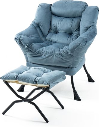 STILVORA Stilvora Sedia Da Ufficio Ergonomica Con Poggiapiedi E Supporto Lombare Ad Aria, Pelle, Nero