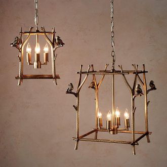 Frontgate Aviary Pendant - Large Antique Brass - Frontgate