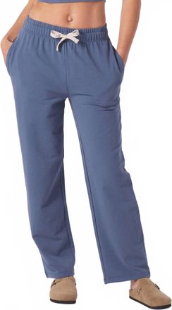 Glyder Straight Leg Sweatpant In Washed Blue