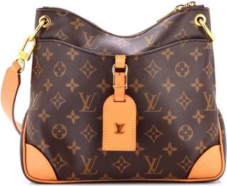 Louis Vuitton Brown Monogram Canvas Odeon Nm Pm (Authentic Pre-Loved)