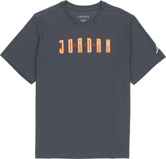 Nike Jordan Air Jordan Sport Dna Sports Breathable Printing Casual Short Sleeve Gray DA9909-068