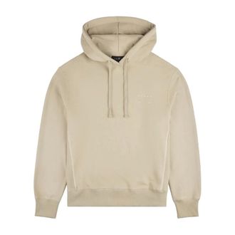 Hogan Hoodies, male, Beige, Size: L Hoodie Sweatshirt