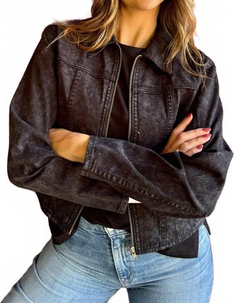 Articles of Society Debbie Jacket In Acid Gunpowder