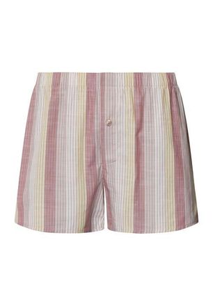 Hanro Fancy Woven Cotton Boxer in Bluewood Stripe at Nordstrom, Size Xx-Large