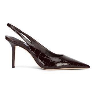 Jimmy Choo London Pumps, female, Brown, Size: 6 1/2 US D&eacute;collet&eacute; Love Sling Back 85