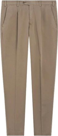 Pantaloni Torino Pantaloni Union - Heren - Chinos - Bruin - L - Leer - Broeken