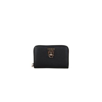 Guess Bianca Slg Medium Zip Around - Dames - Portefeuilles - Zwart - ONE Size - Accessoires