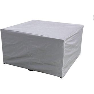 OEM Fundas Resistentes Para Muebles De Jard&iacute;n Oxford, Impermeables, A Prueba De Polvo Y Viento, Para Mesas De Patio Y Sillas De Exterior, Color Plata-2251