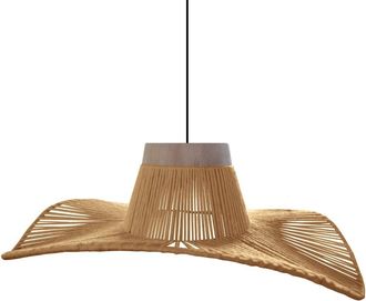 Tosel Suspensi&oacute;n metal Alt.90cm natural ;Pantalla: natural